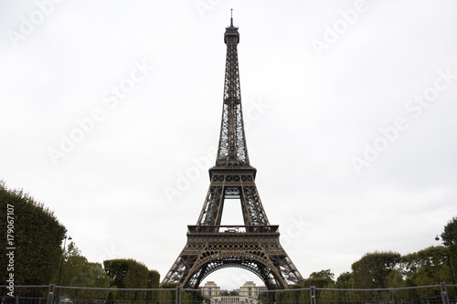 Eiffel Tower or Tour Eiffel is a wrought iron lattice tower on the Champ de Mars in Paris, France