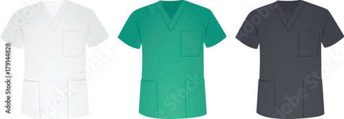 Medical uniform. vector illustration