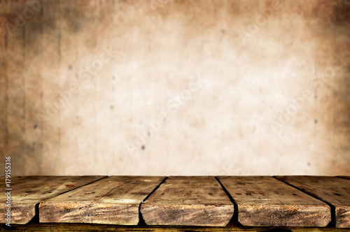 Wooden table background