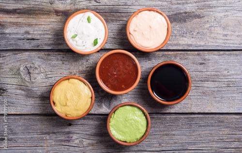 Set of sauces