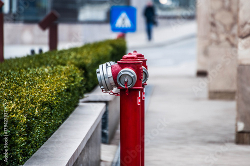 Fire hydrant on the street