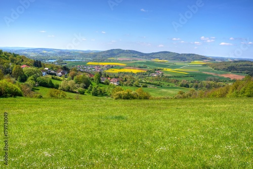 Blick ins Maintal Oberfranken Bayern