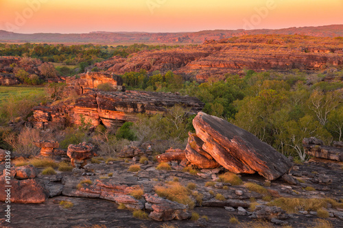 Sunset Light at Ubirr Rock, Kakadu National Park, NT