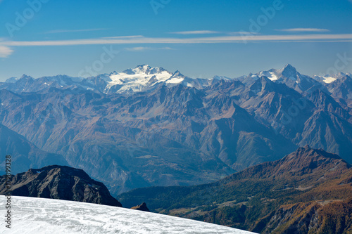 Gran paradiso summit in Alps