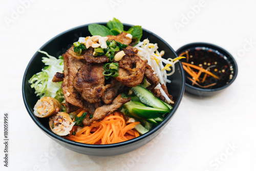 Vietnamese Combination Noodle Grilled Pork