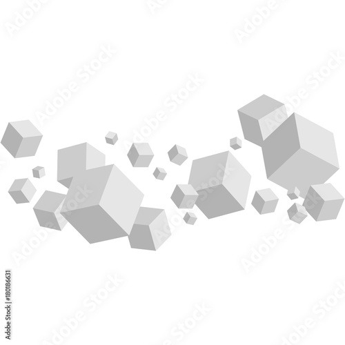 Abstract background modern geometric isometric