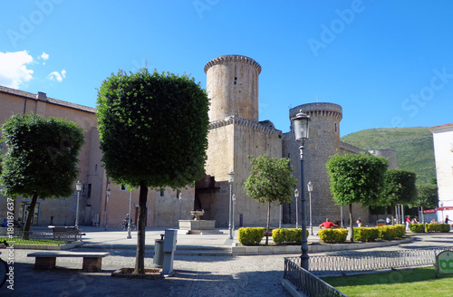  Baronial Caetani Castle built in 1319 in Fondi, Italy