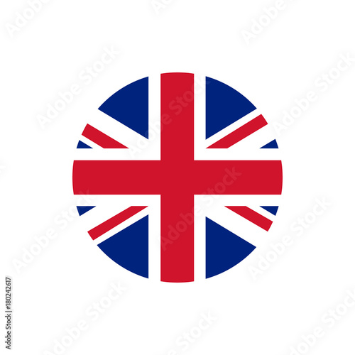 UK of Great Britain flag, official colors and proportion correctly.