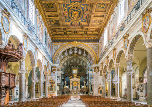 Basilica of Santa Maria in Ara Coeli, Rome, Italy.