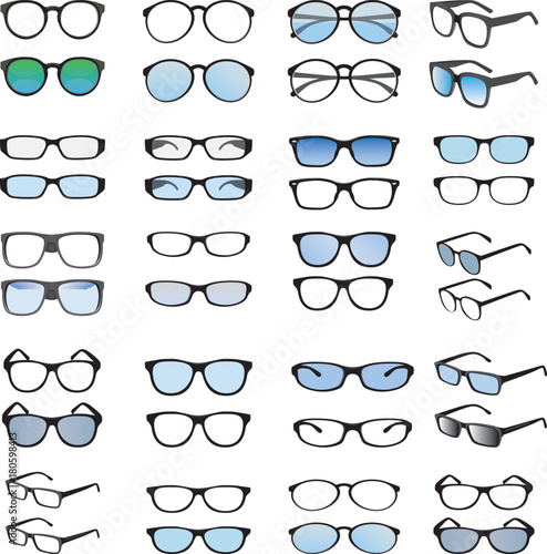 fashion eyeglass vector design