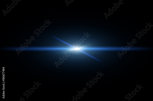 digital lens flare,sun burst on black background