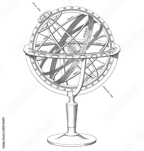 vector Armillary Sphere illustration