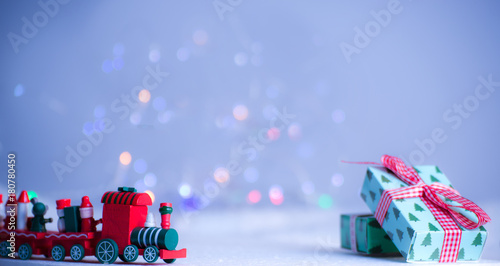 Sfodo natalizio contrenino e regali