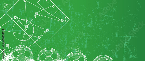 Grungy Soccer / Football design template,free copy space, vector
