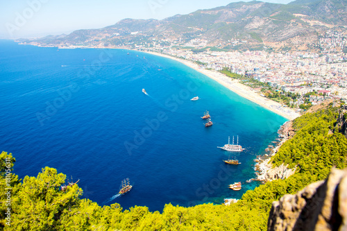 The beauteaful Alanya castle