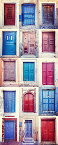 doors of santorini
