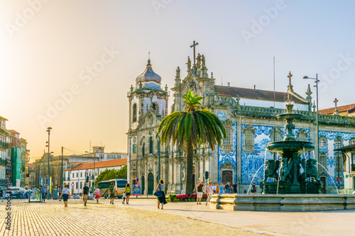 View of the igreja do carmo church in Porto, portugal.