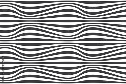  Black and white seamless geometric pattern