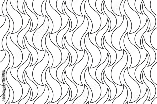  Geometric seamless pattern with linear