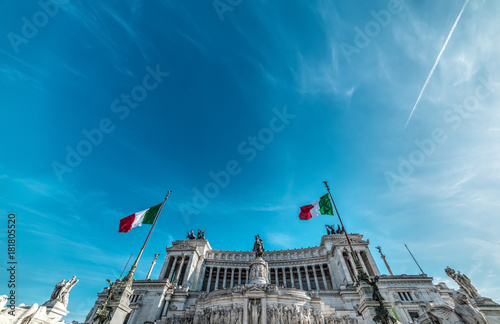 Altar of the fatherland under a blue sky