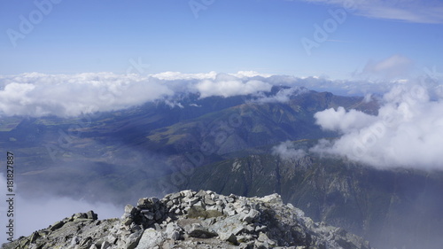 Widok na Tatry Zachodnei z Krywań