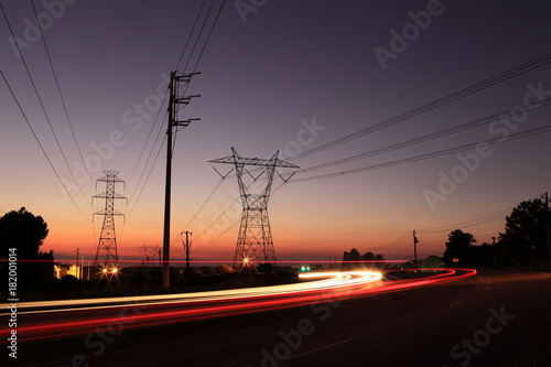 Sunset Power Line