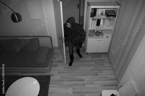 Robber Entering In House