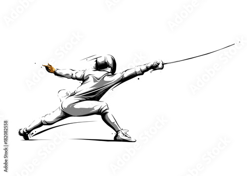 fencing action