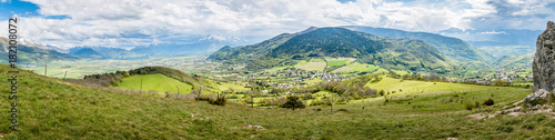Panorama over Pierre-Chatel in Isere