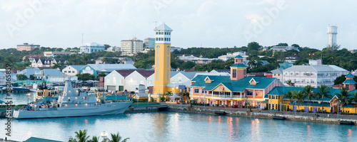 Nassau At Dusk Panorama