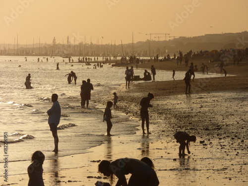 Playa de El Portil en Huelva ( Andalucia, España)