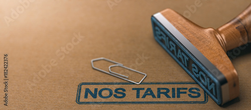 Nos Tarifs, Barème Tarifaire