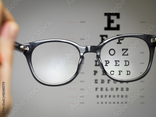 eye doctor glasses test
