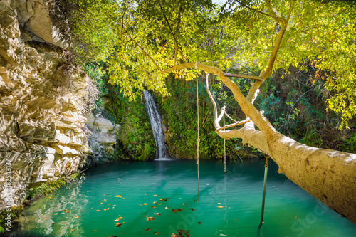 Adonis Baths, famous landmark near Paphos, Cyprus