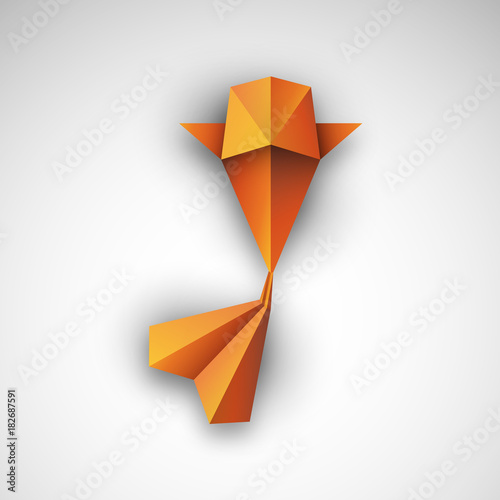 złota rybka origami