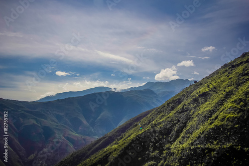 Haitian Mountainside during the day