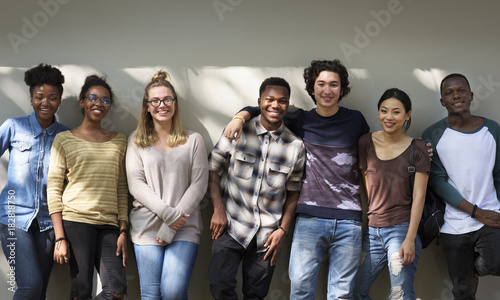 Group of students hanging out