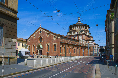 Chiesa Santa Maria delle Grazie a Milano Lombardia Italia Europa Saint Mary Church in Milan Lombardy Italy Europe