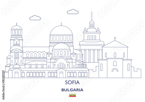 Sofia City Skyline, Bulgaria