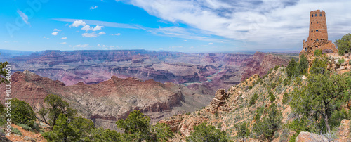 Grand Canyon, USA. Panoramic view