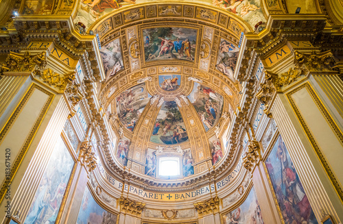 The apse of the Basilica of Sant'Andrea della Valle in Rome, Italy.