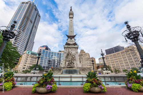 Soldiers and Sailors Memorial in downtown Indianapolis Indiana