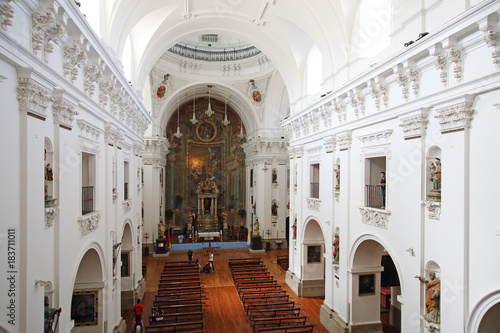  interior of San Ildefonso Church or Jesuit church (Iglesia de San Idelfonso), Toledo