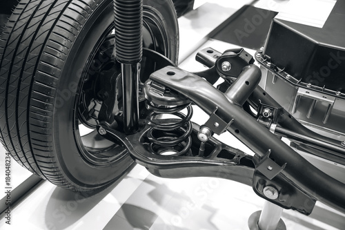 suspension system of the car
