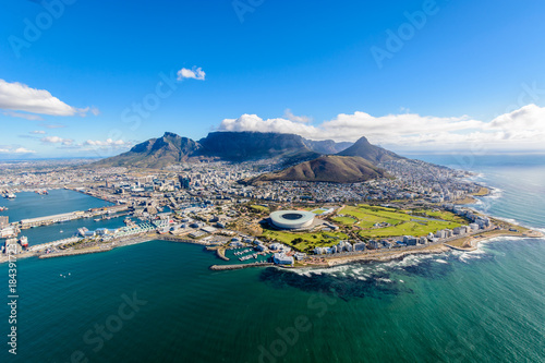 Aerial photo of Cape Town