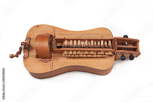 Wheel fiddle. Hurdy-gurdy