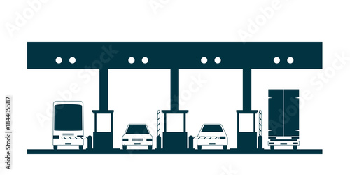 toll plaza icon