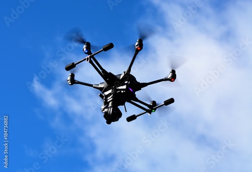 China, Drone - Flying - Drone Technology in Infrastructure Maintenance and Assessment - FAA Regulations - Aviation Safety - Drone Laws - Large Surveillance Drone - Unmanned Aircraft System