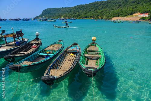 Seascape of Phu Quoc Island in Vietnam