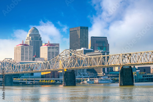 View of Skyline downtown Louisville